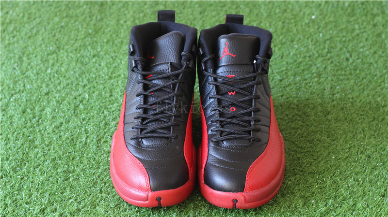 Air Jordan 12 Black Varsity Red Flu Game